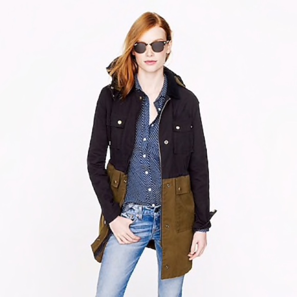 J.Crew Downtown Field Jacket, Size Large Petite